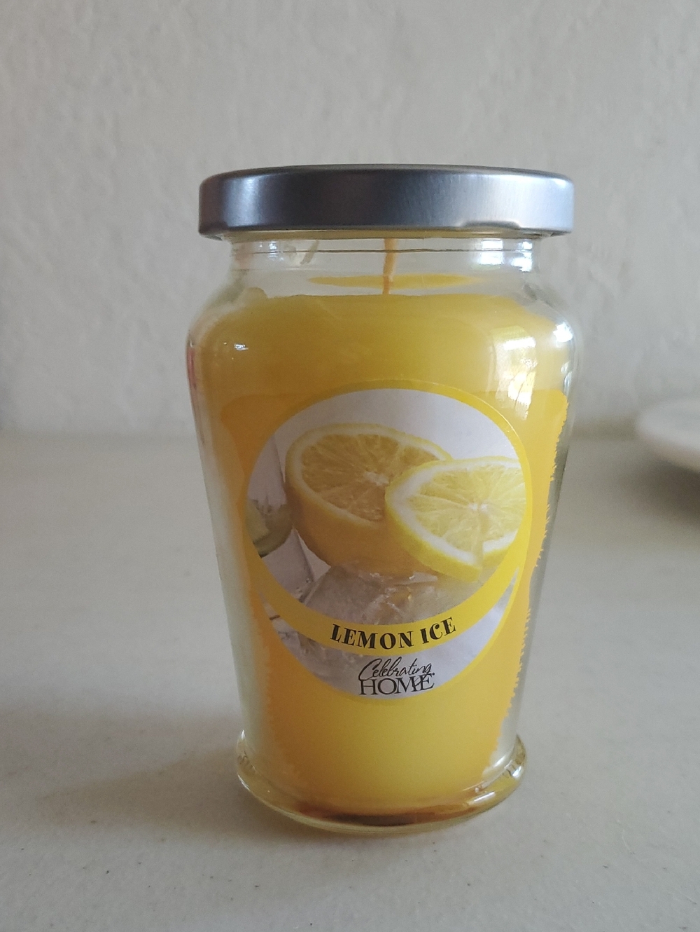 Lemon Ice Classic Jar Candle New 10 oz Burn time about 50 hours Celebrating Home
